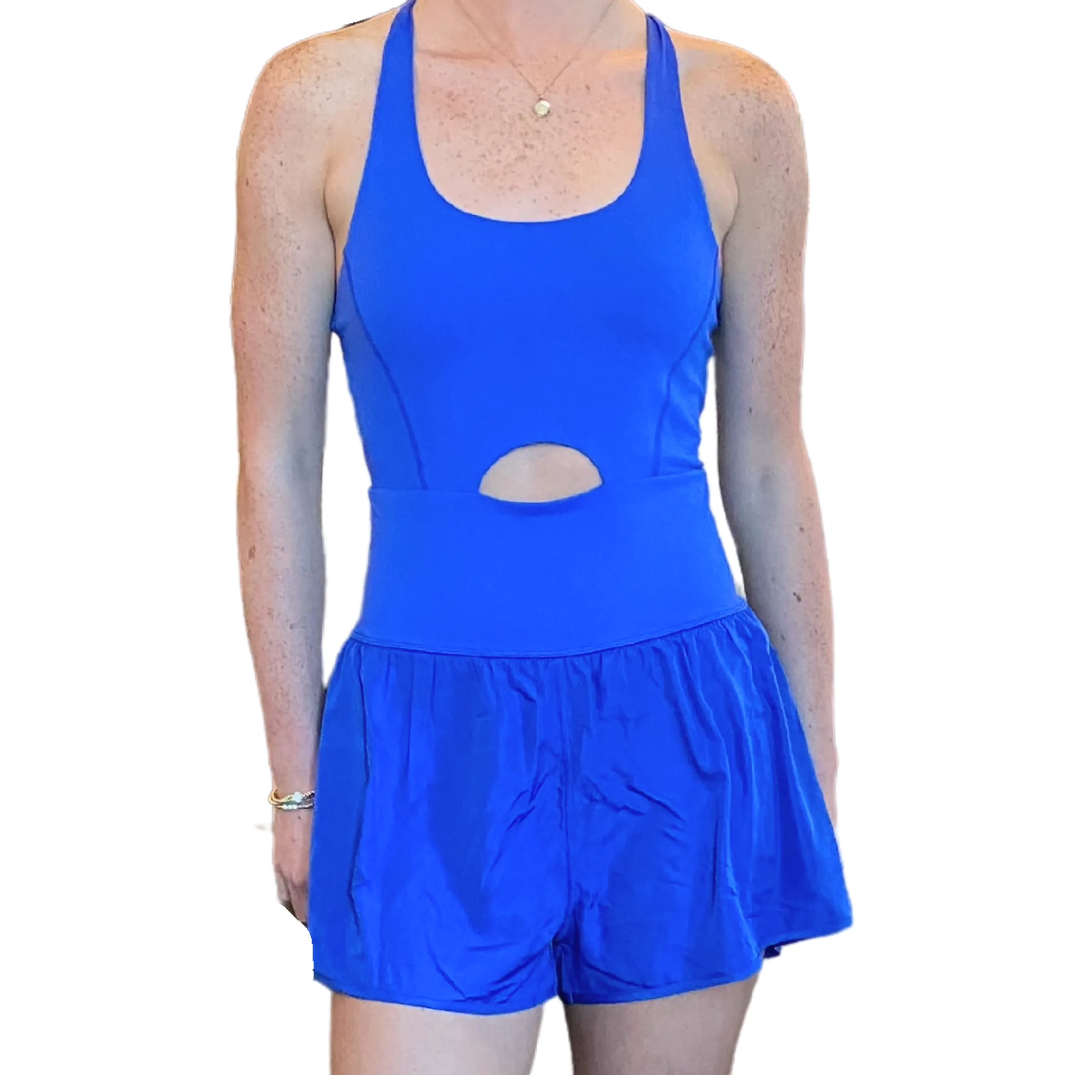 Royal Blue Runsie Romper