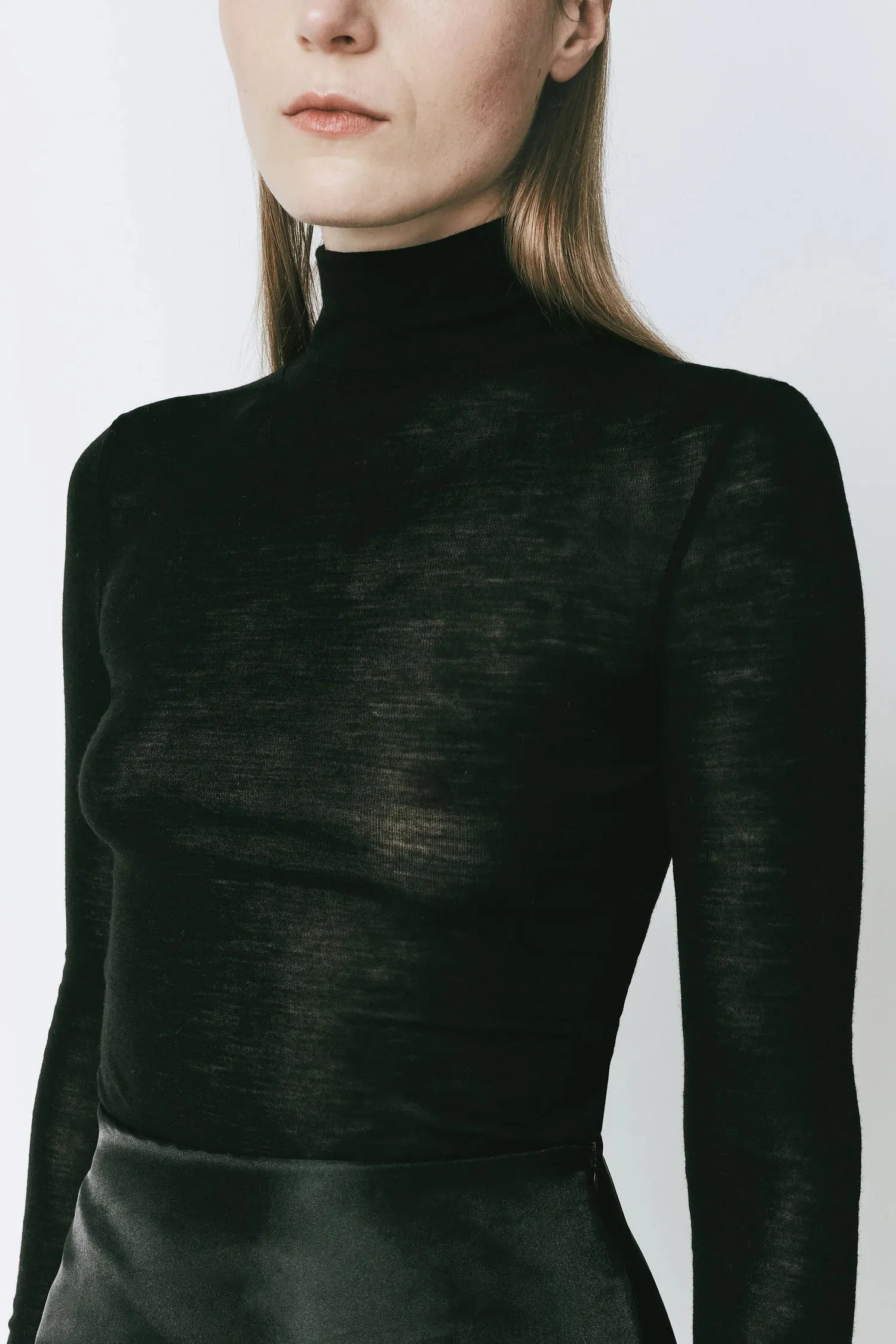 Rue Sophie Black Pantheon Turtleneck