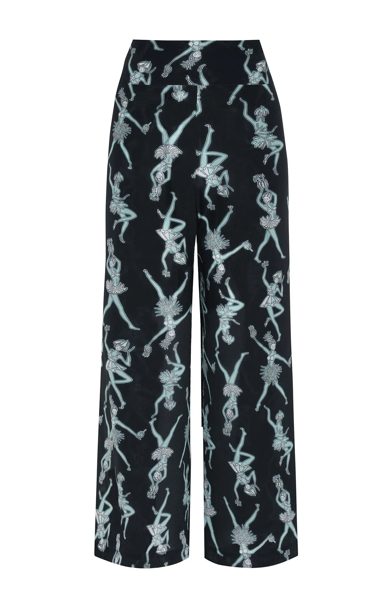 Silk Gabija Palazzo Pants FRUIT PUNCH