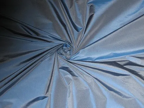 SILK TAFFETA cool blue FABRIC TAF38[1] 54&quot; wide