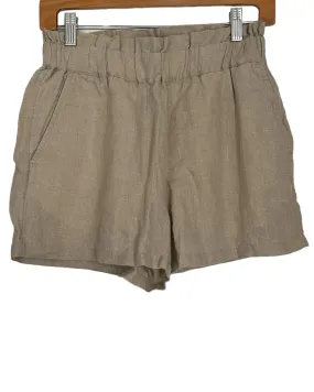 Soft Autumn Tan Linen Shorts