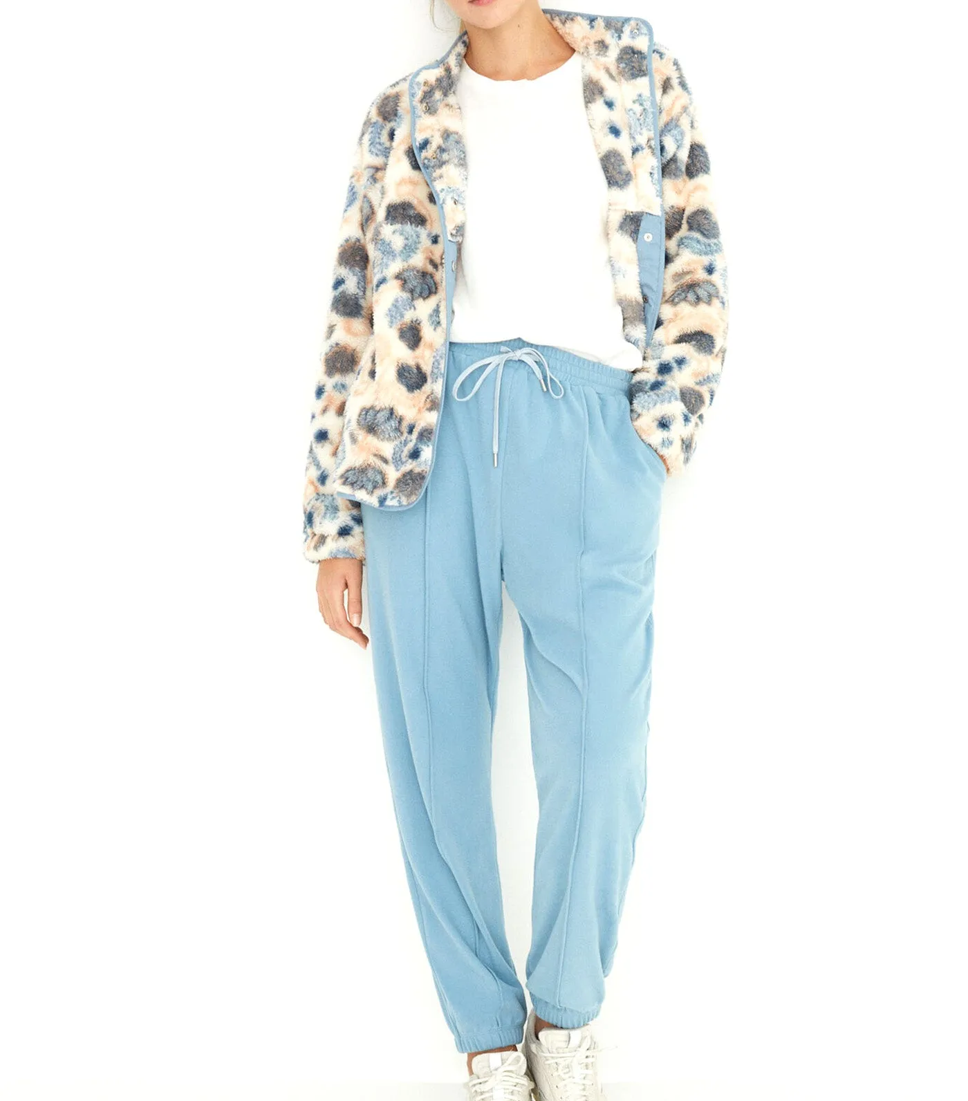 Soft Fleece Trousers Blue