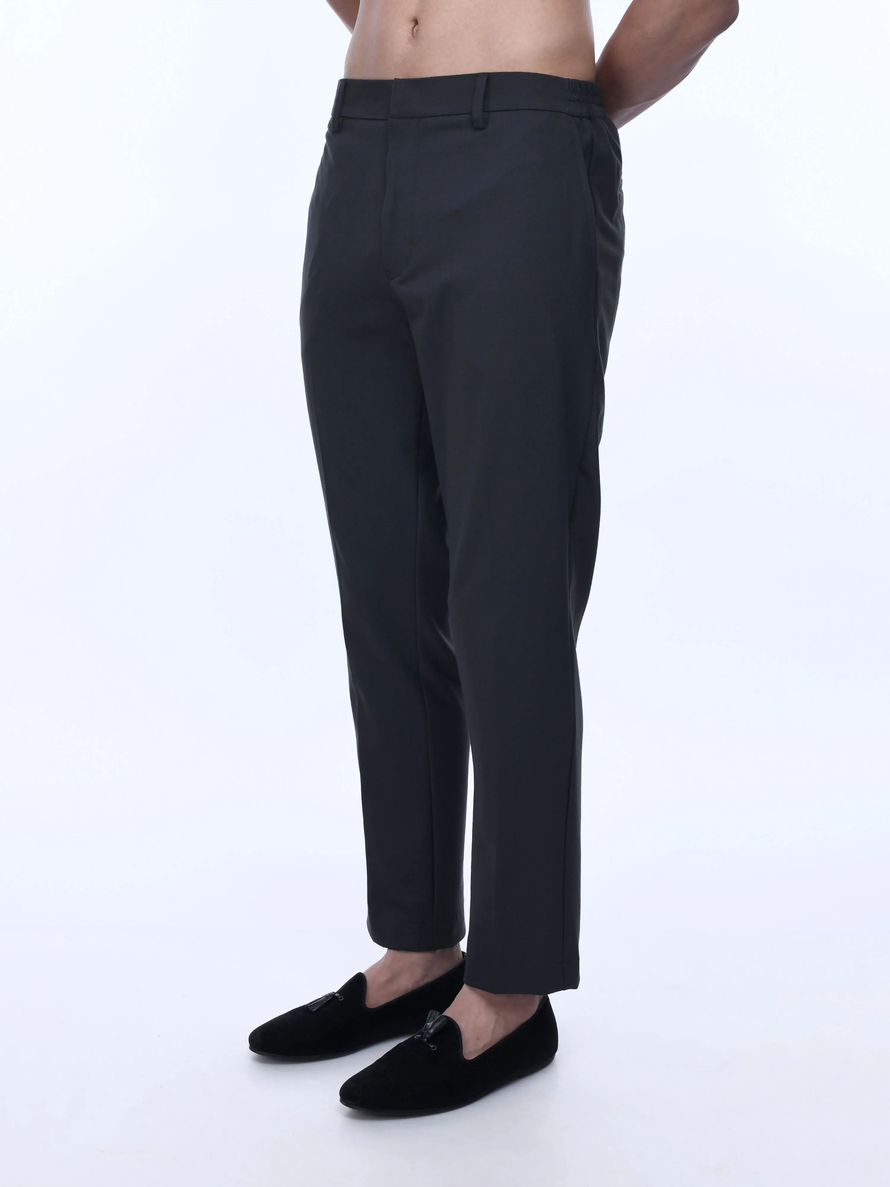 Soft Miracle Dark Grey Tailored Trousers