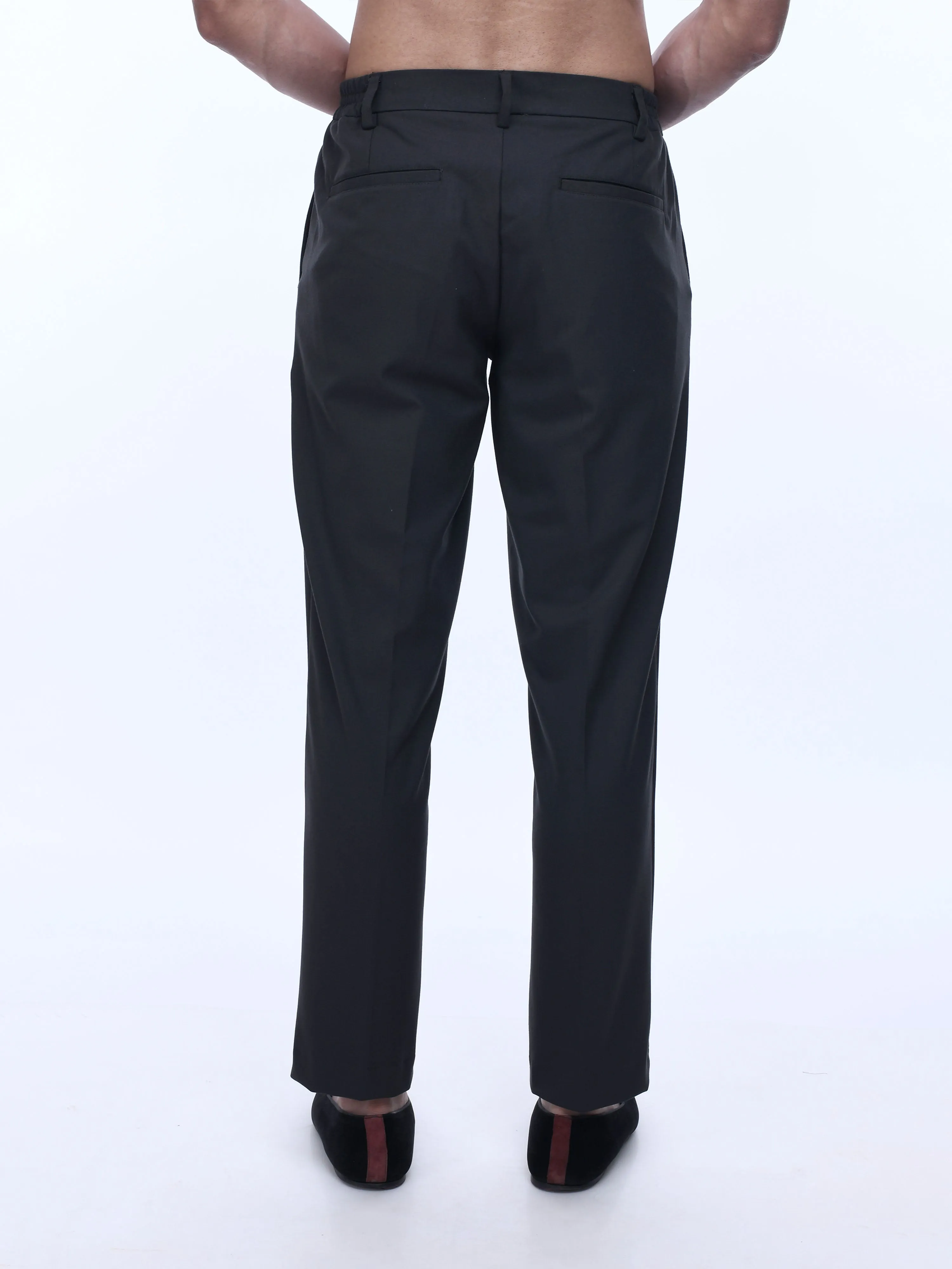 Soft Miracle Dark Grey Tailored Trousers