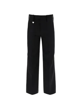 Straight Leg Wool Trousers