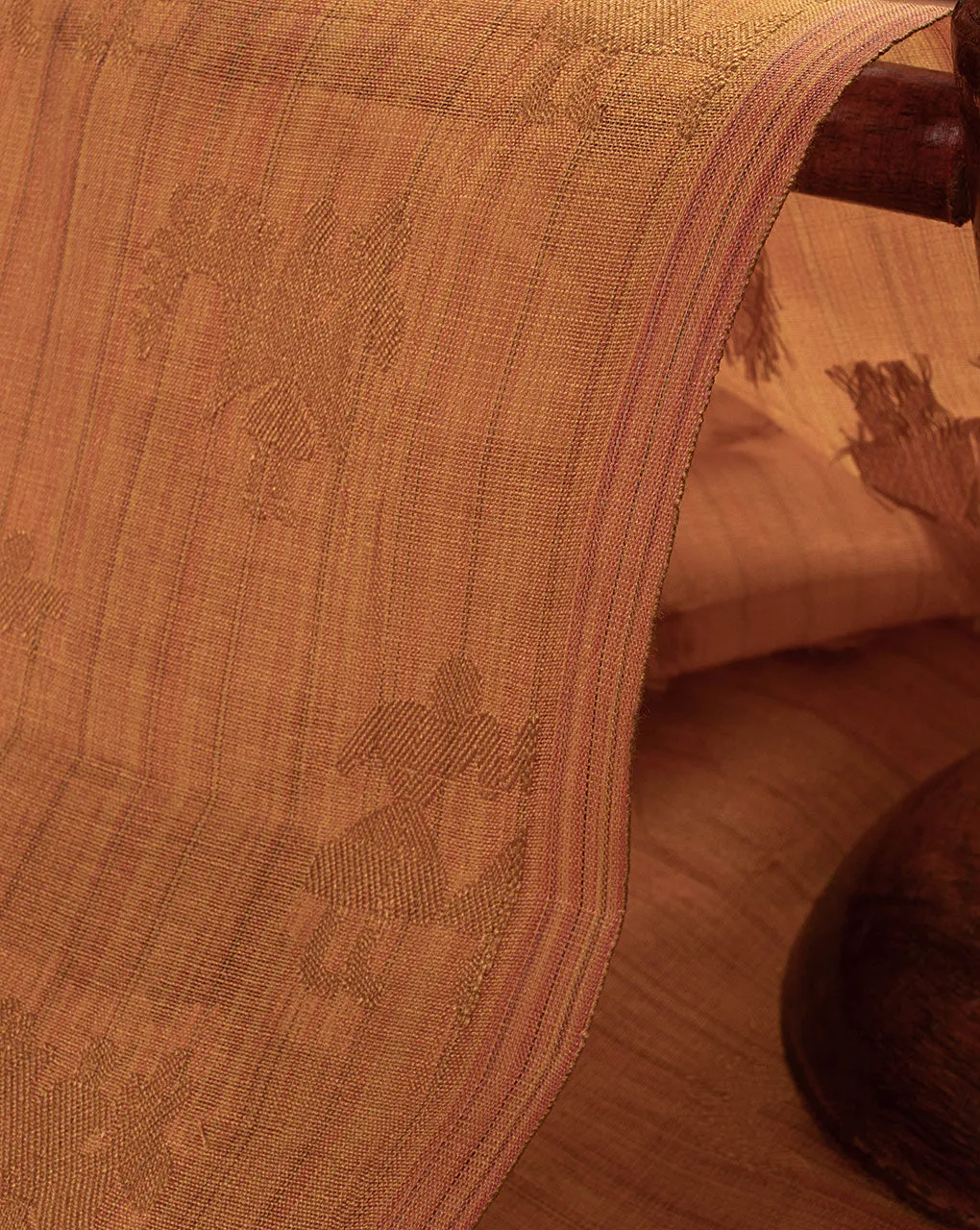 Tribal Woven Jacquard Chanderi Fabric