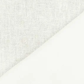 White Spence Bryson Solid Slub Texture Irish Linen Woven Fabric