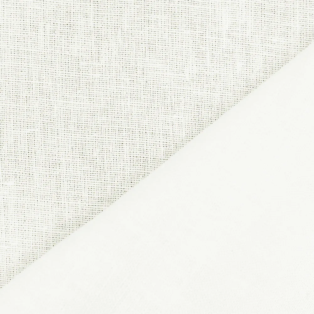 White Spence Bryson Solid Slub Texture Irish Linen Woven Fabric