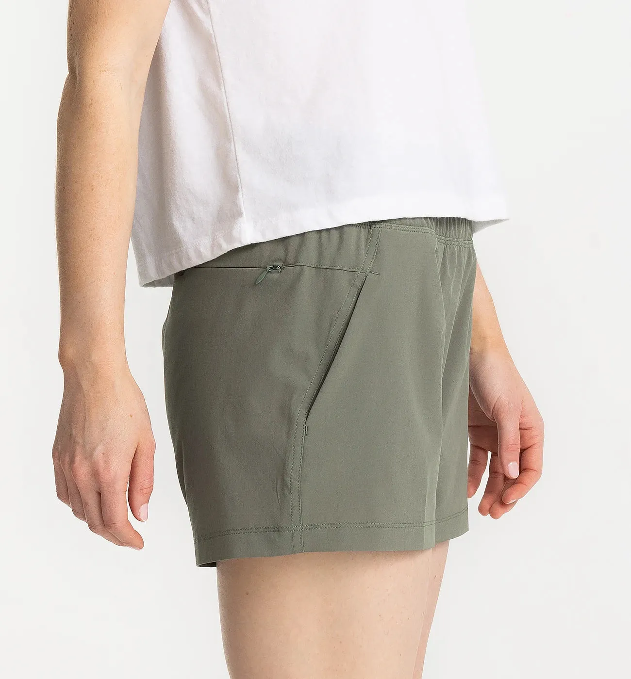 Women's Pull-On Breeze Short - Agave Green