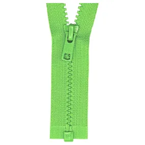 YKK Open End Zip - Medium Plastic | colour 536 Vivid Green